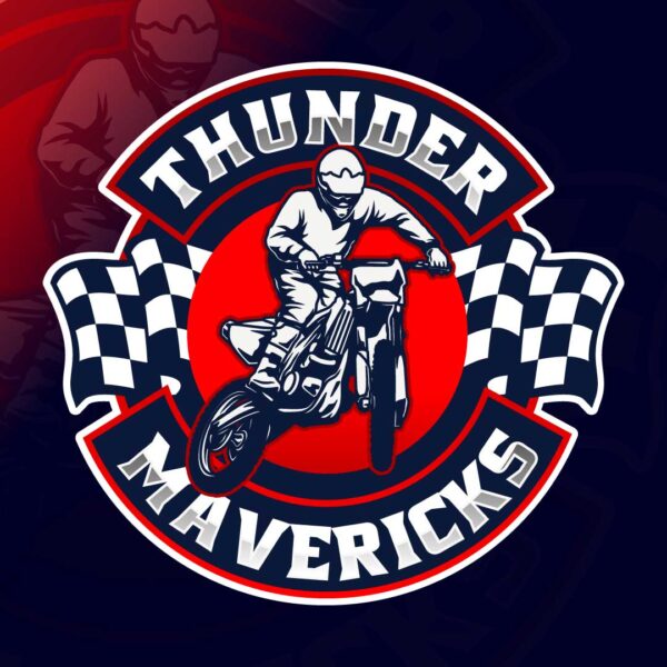 biker sports logo design