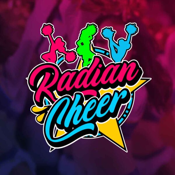 cheerleader sports logo design