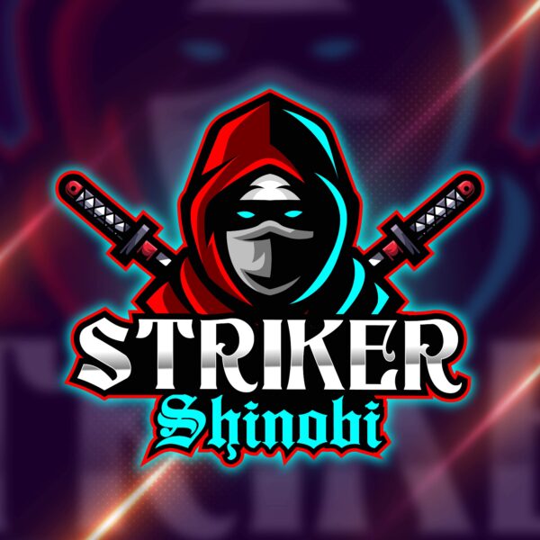 ninja custom gaming logo design