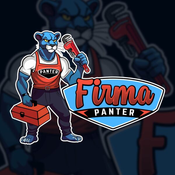 Panther Mascot Logo Design