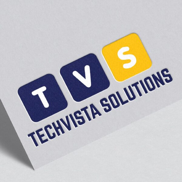 Technology Company Custom Lettering Logo