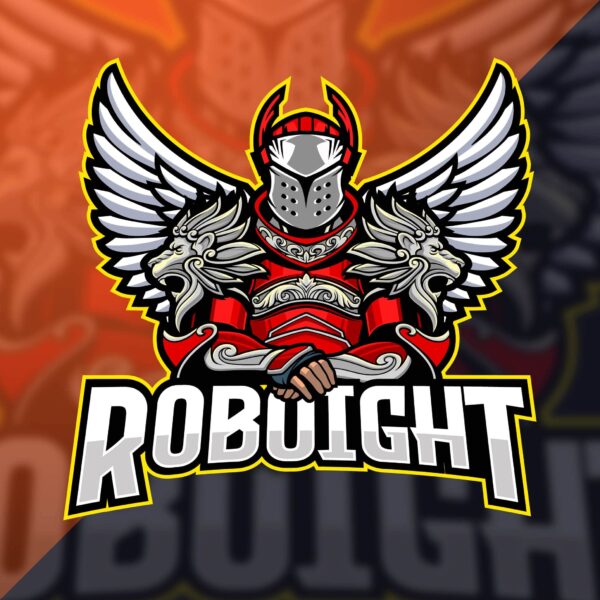 Warrior Knight Mascot Logo