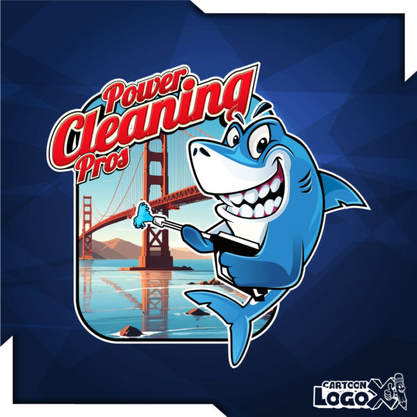 shark pressure washing logo ideas