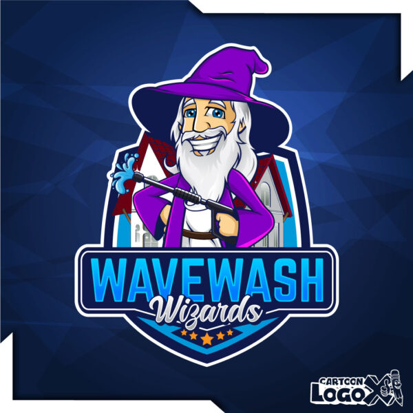 wizard pressure washing logo ideas