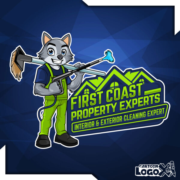 wolf pressure washing logo ideas