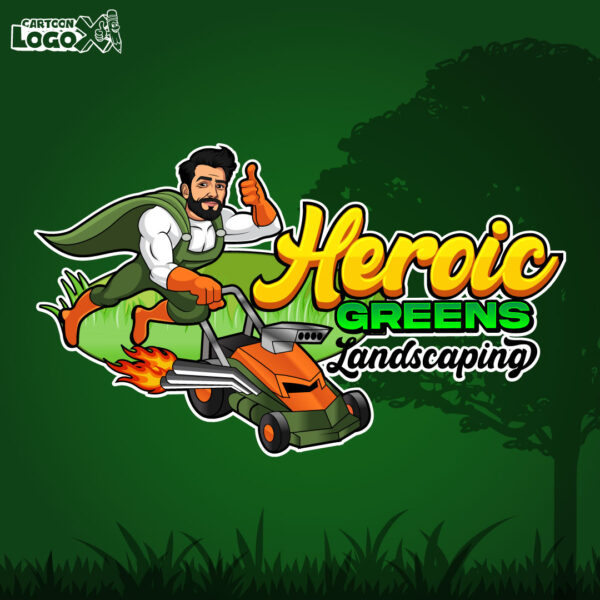 super-hero-cartoon-lawn-care-logo