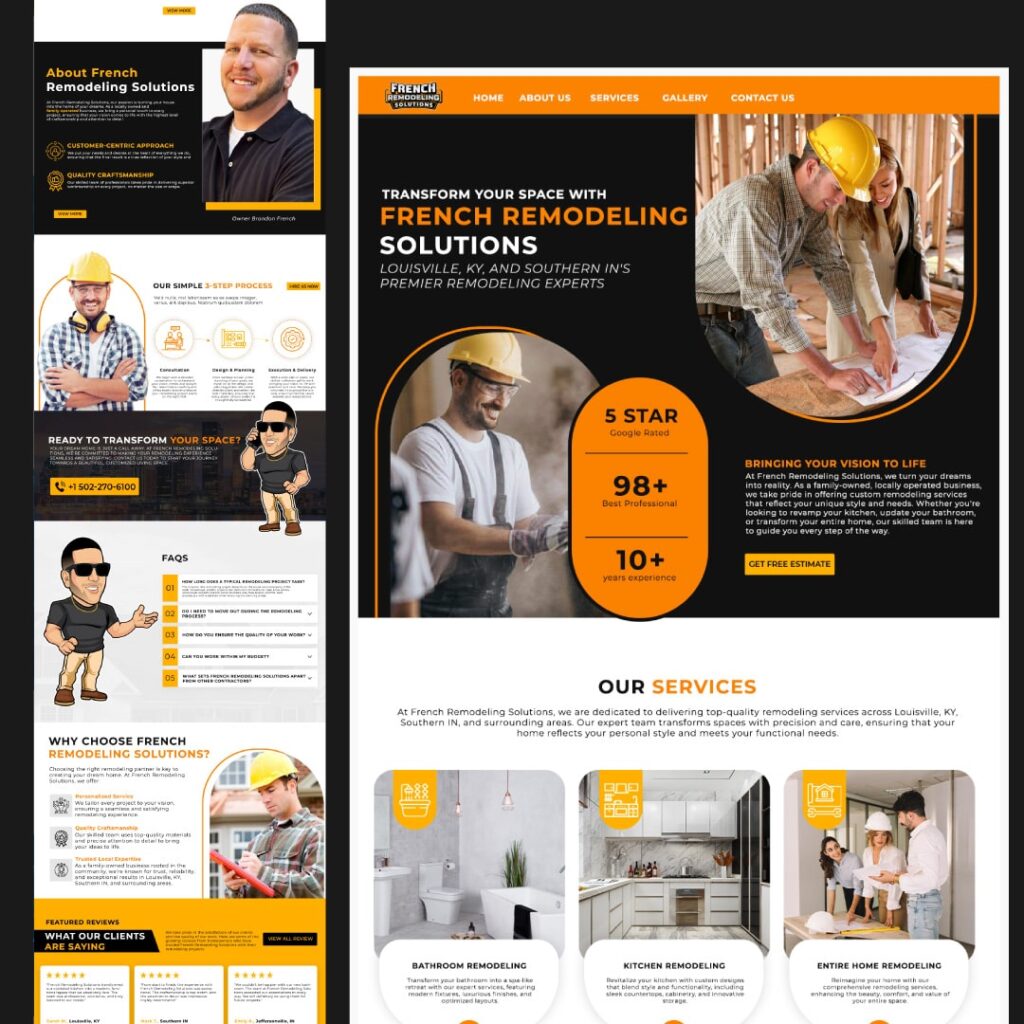 business website design
